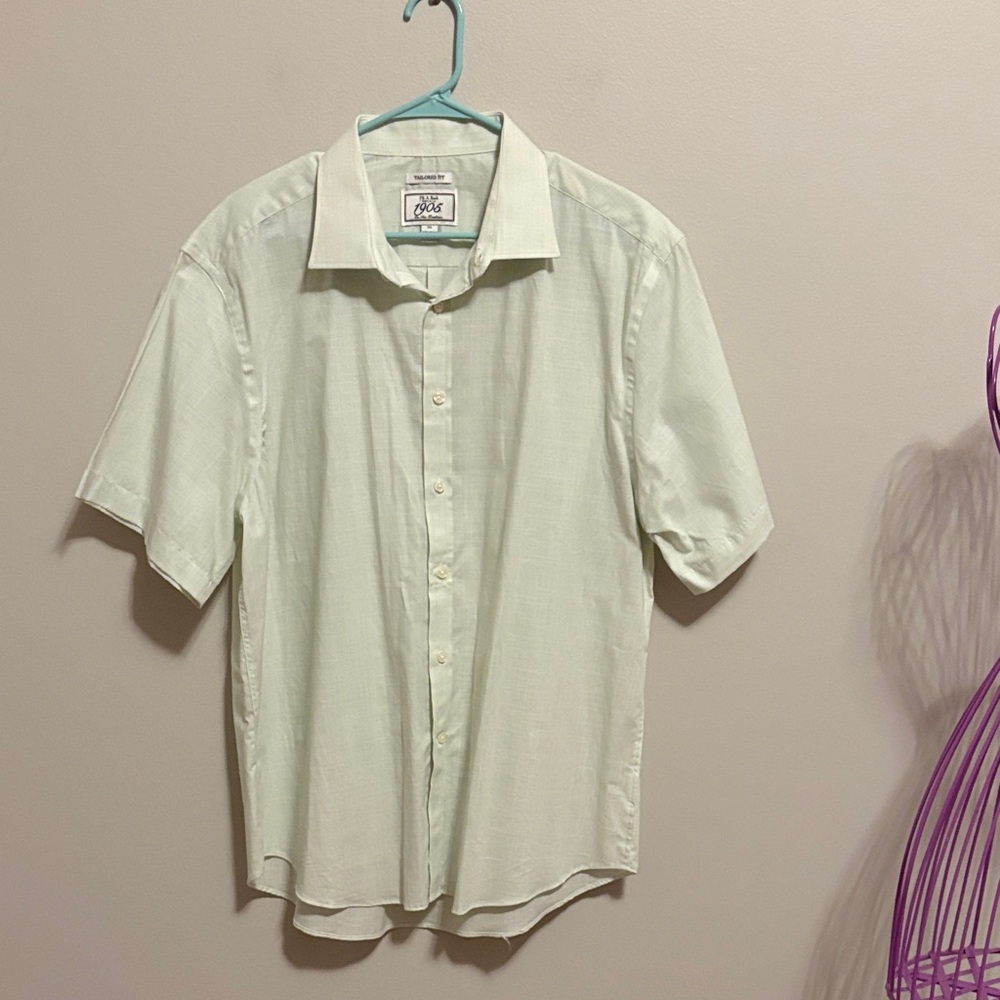 Jos. A. Bank 1905 Light Green Casual Button Down Shirt